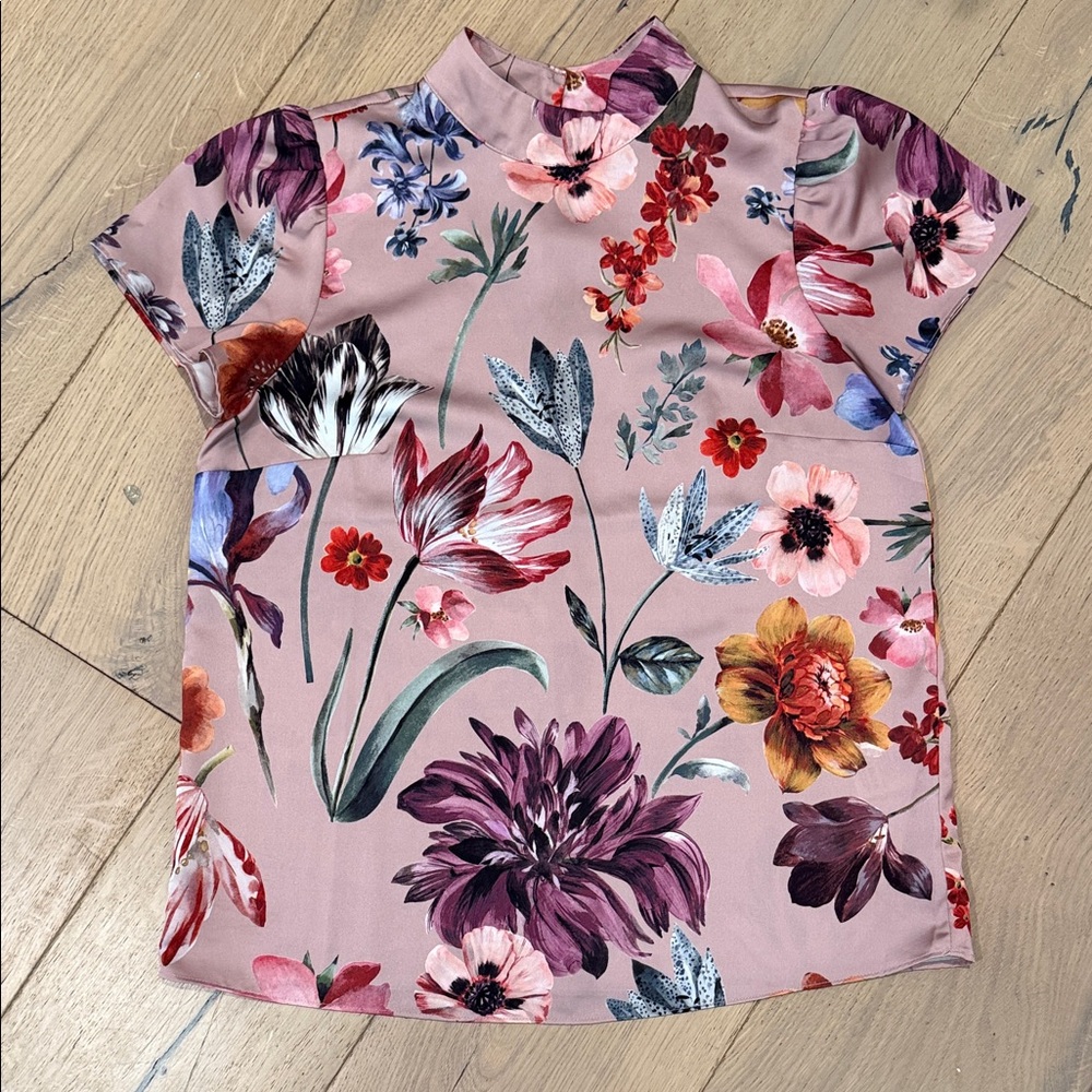 J. Crew Floral Blouse